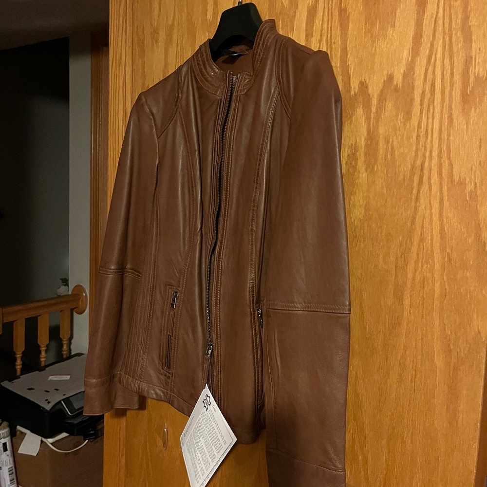 Leather jacket